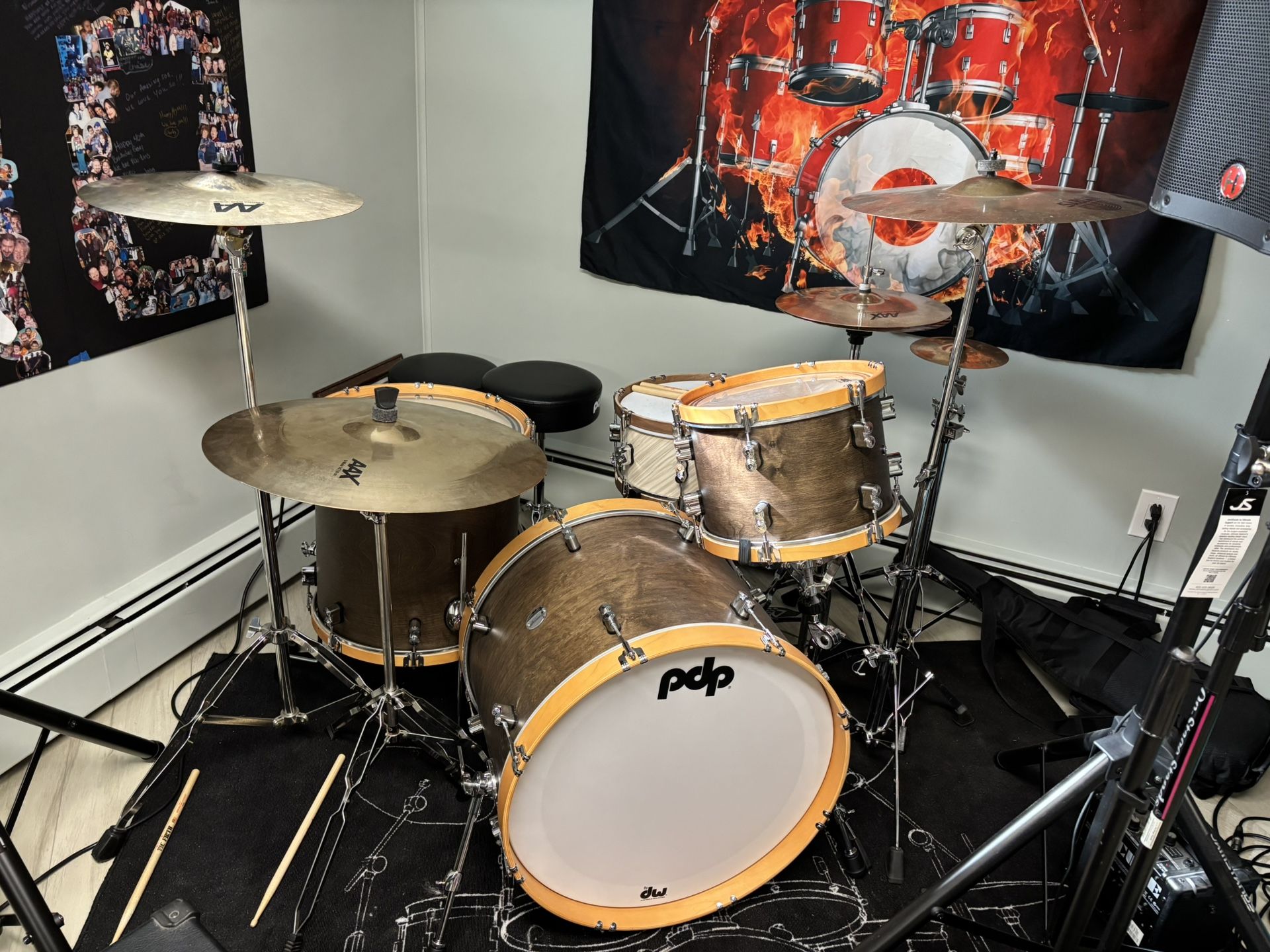 PdP Drum Set with Cymbals