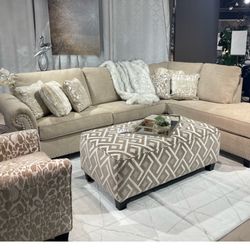 Sectional In Stock For Immediate Delivery 