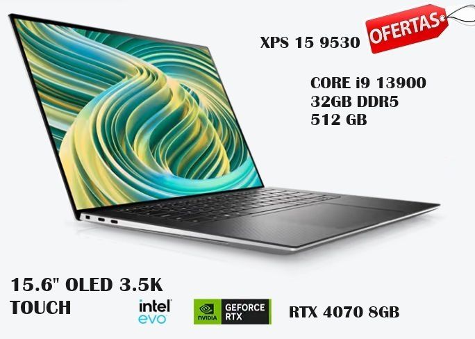 Laptop Dell XPS 9530 i9 13900 32Gb 512Gb RTX 4070
