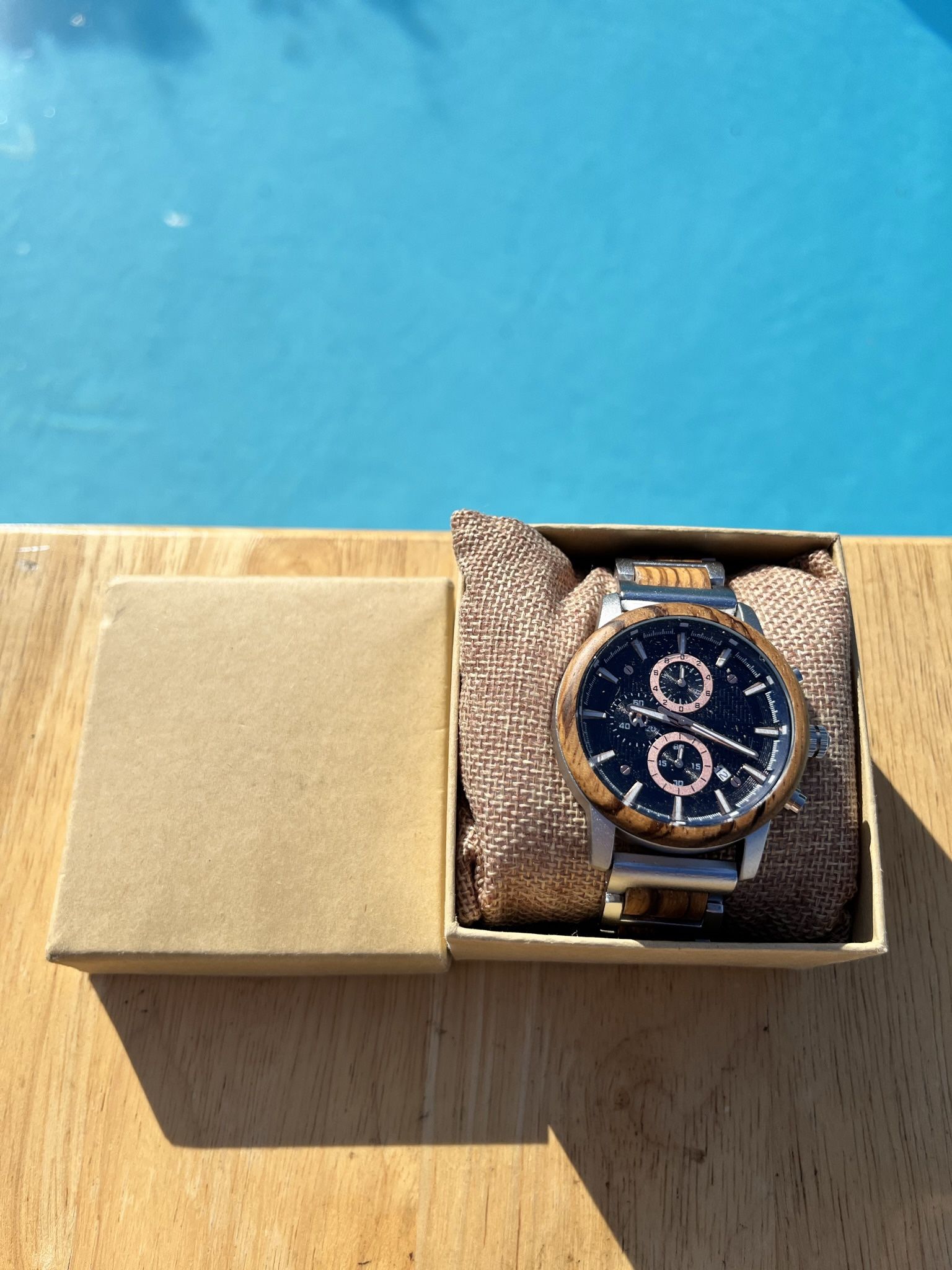 WoodWelt Titanium Watch
