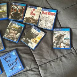 PS4 games DISC