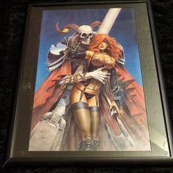 Joseph Michael Linsner Dawn Cernunnos on the Corner Framed Print 