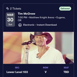 Tim McGraw Tickets