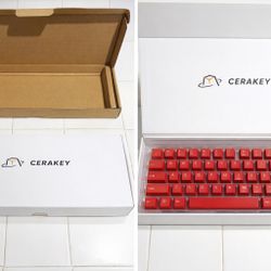 Cerakey V2 Ceramic Keycaps (Red) – Brand New, Never Used