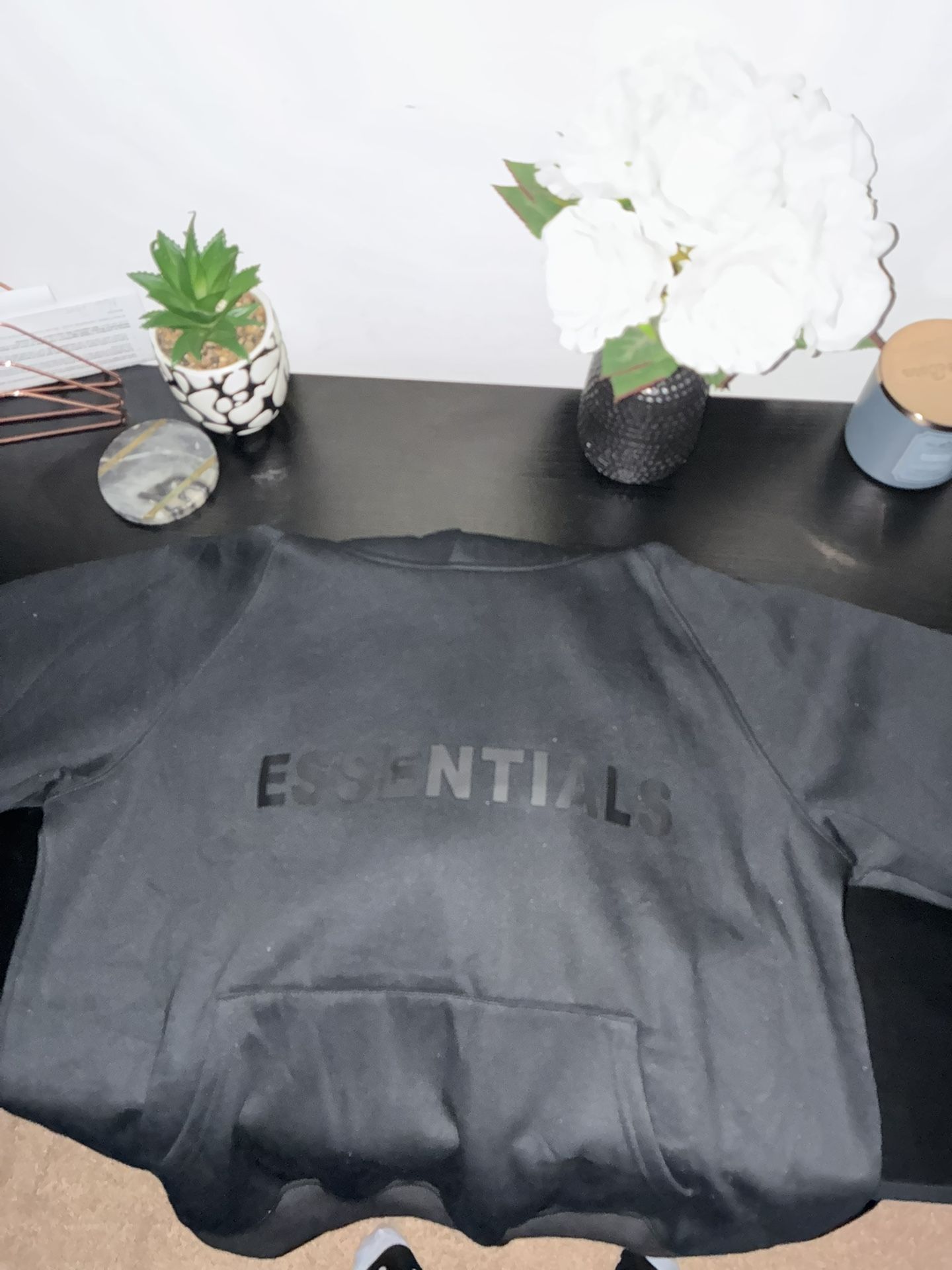 Essentials Hoodie Black