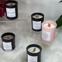 Handmade 100% Soy Candle With Top Quality Fragrances 