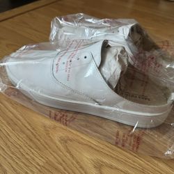 Brand New Saks Fifth Avenue Leather Slides Us 9.5