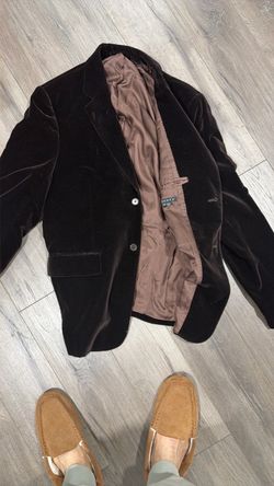Theory Dark Brown Velvet Blazer