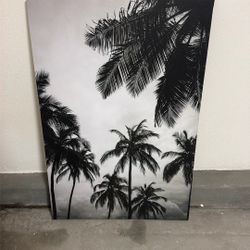Canvas Panting- palm Trees 