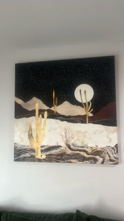 Large desert canvas