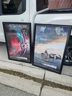 $80 Pair. NOT SELLING SEPARATELY. Miami 33130
Delivery for extra
Framed Interstellar movie posters. These posters are set in black frames with clear