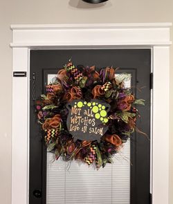 halloween deco mesh wreath