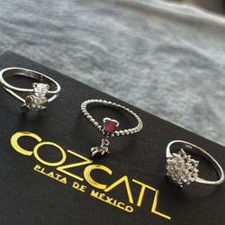 Silver rings