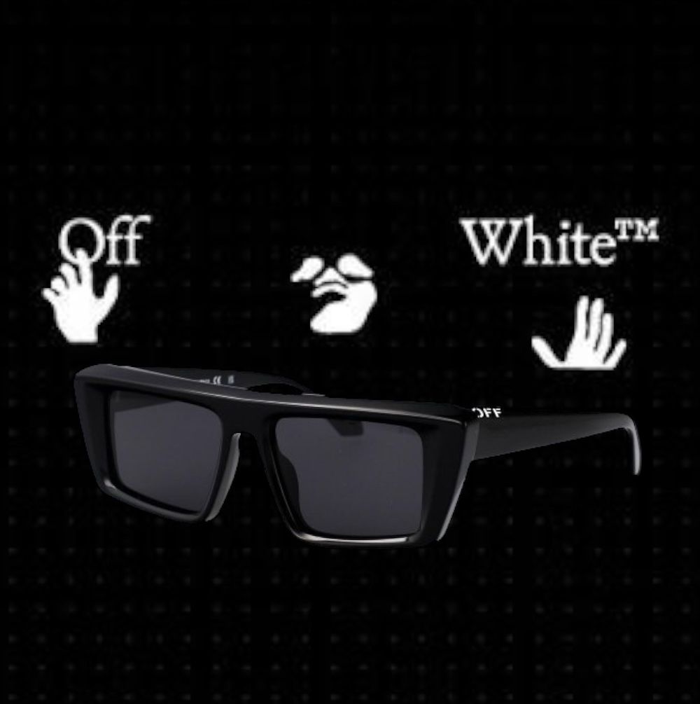 Off—White Solid-Color Wayfarer Sunglasses HARTFORD