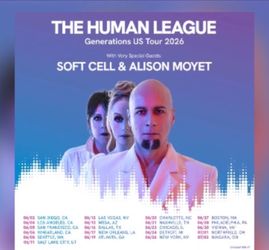 2 Tickets Human League, Soft Cell, Allyson Moyet