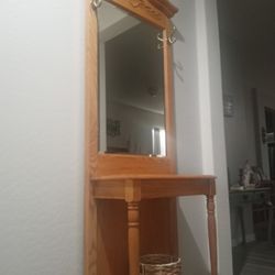 Solid Wooden Console 