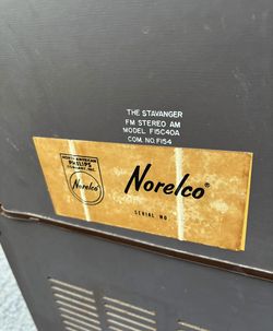 Philips Norelco model F15C40A Console record player, Credenza/Media center (no power).