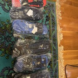 6 Pairs U.S. Polo Assn. slip-on sport sandals slides 3 size 9-10 also 2 pairs 11-12 and one size 7-8