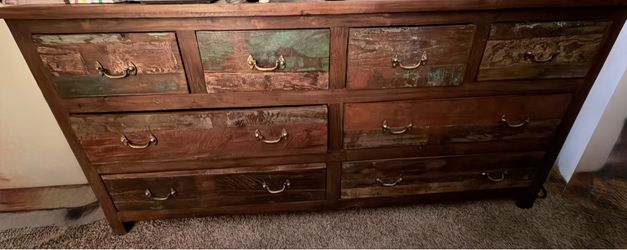 Beautiful distressed dresser Potato barn