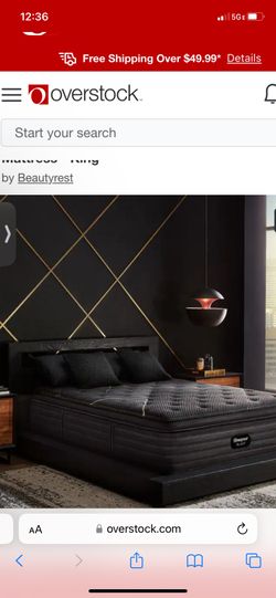 Mattresses Beautyrest black k class pillow top plush king size brand new