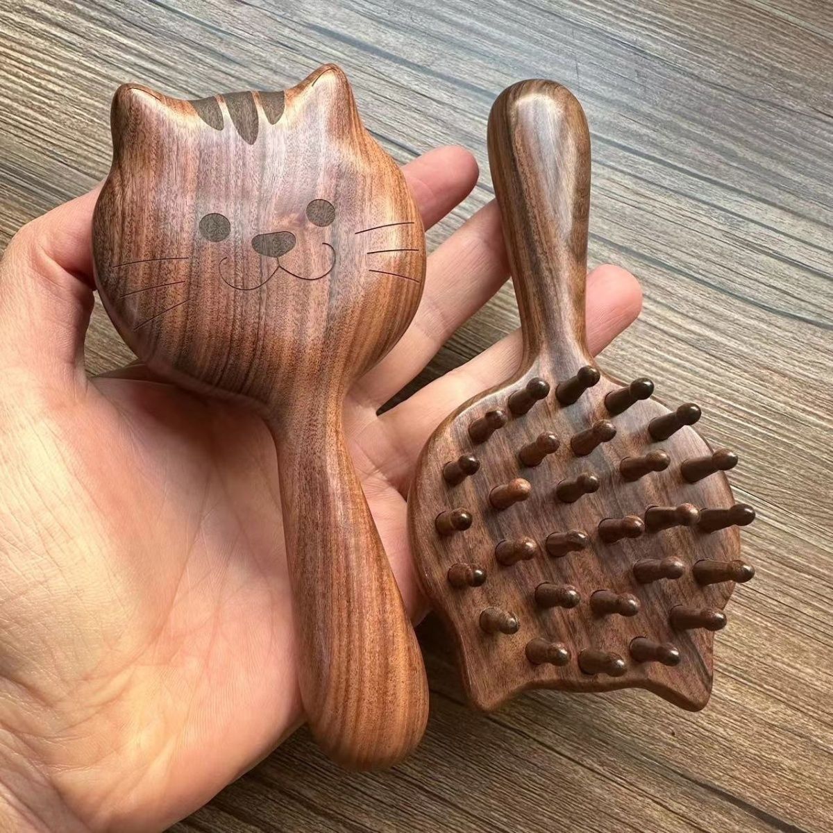 Authentic sandalwood sandalwood solid Massage comb