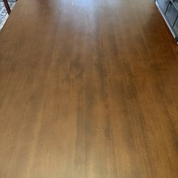 Wood Dining Table With 4 Chairs 5  *3