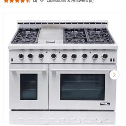 🆕️NXR Entree 48 in. 7.2 cu. ft. Professional Style Dual Fuel Range with Convecti