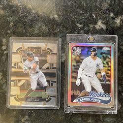 2 Card Lot Of Aaron judge 