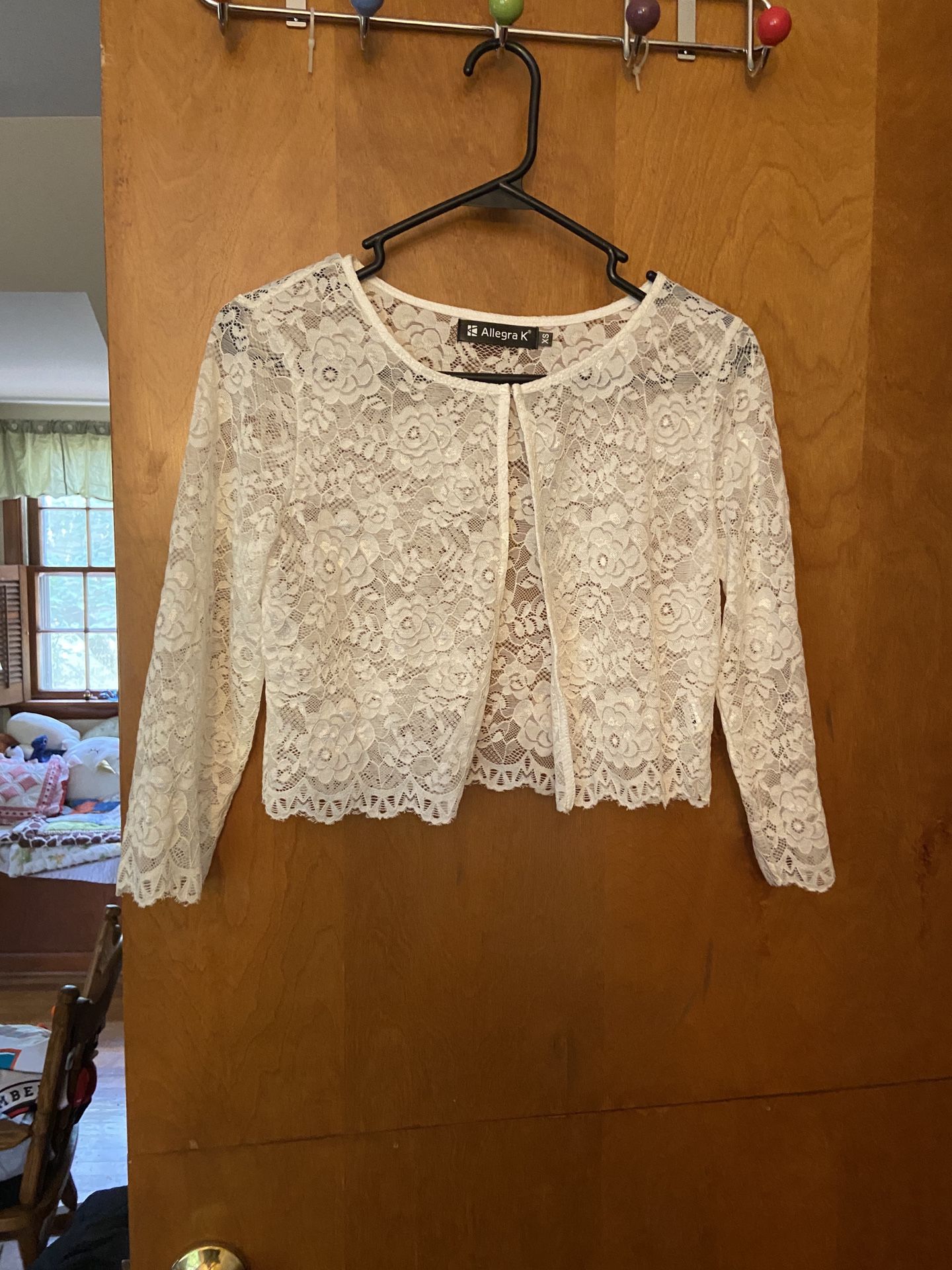 White Lace Cardigan 