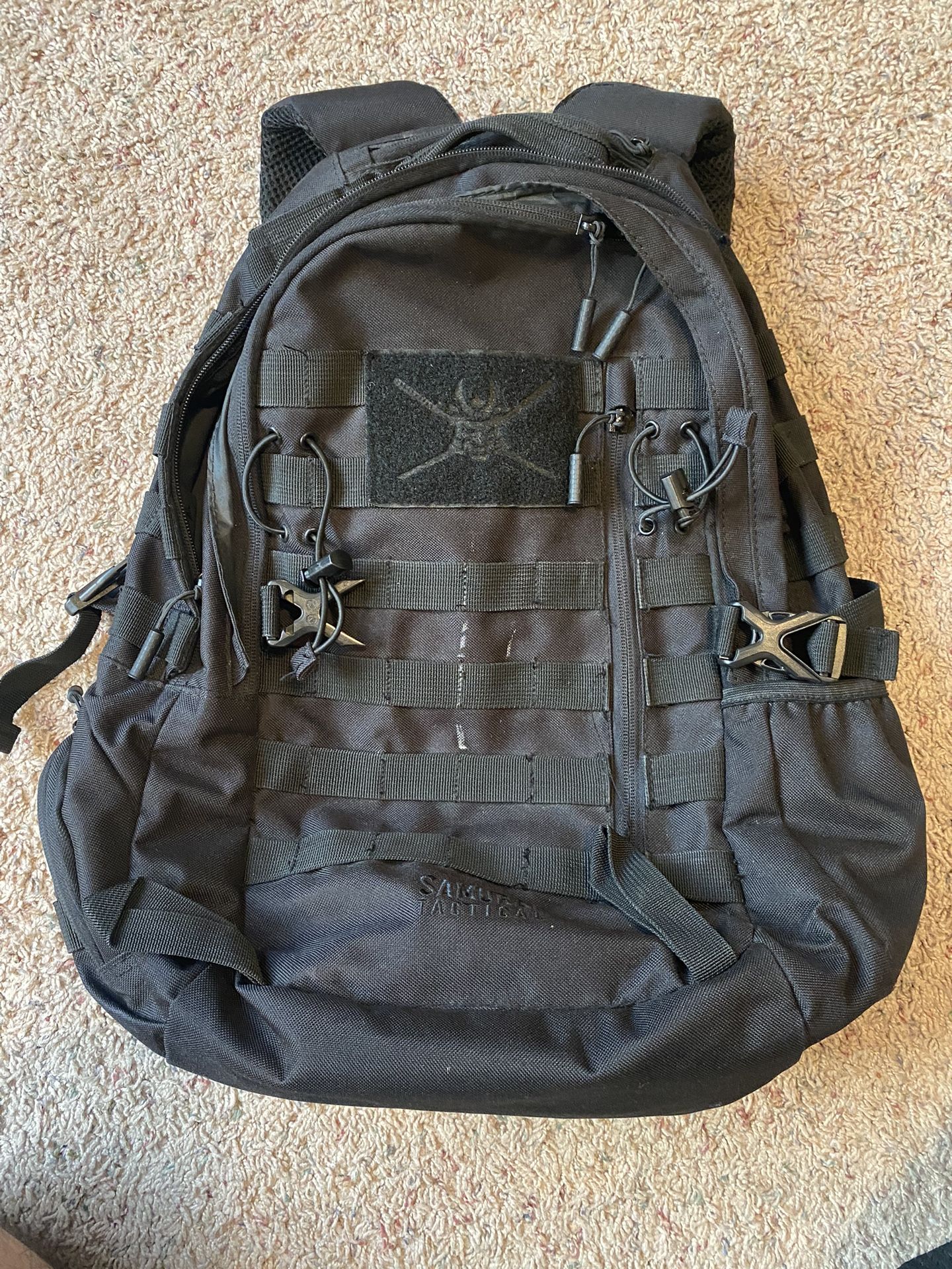 Black Tactical Backpack