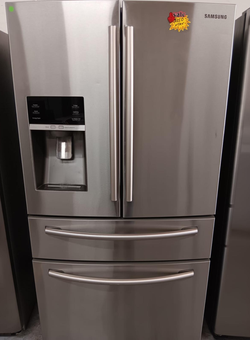 Samsung 4‑Door French Door Fridge – Stainless, Ice & Water