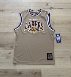 Los Angeles Lakers Jersey Tank Mens Size Medium Tan Ultra Game NWT