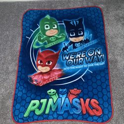 PJ Masks Super Soft Micro Raschel Throw, 46 in x 60 in