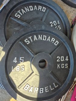 45lbs Olympic WEIGHTS