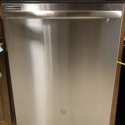 GE Stainless Steel Dishwasher 24”