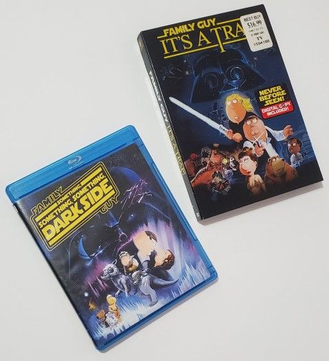 Family Guy Something Something Something Dark Side + It's a Trap Sci-fi Star Wars Comedy Blu-ray DVD