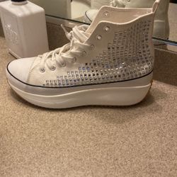 White Gem Converse