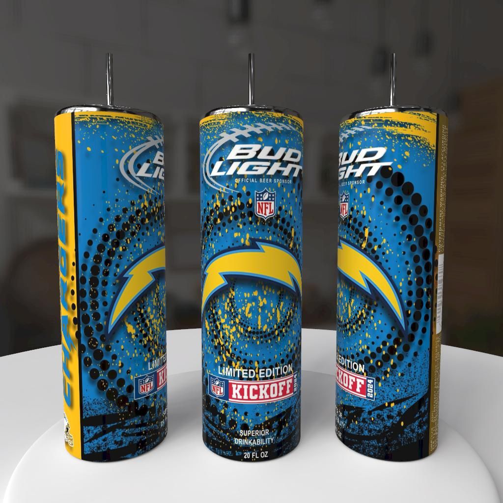 Los Angeles Chargers Football Tumbler