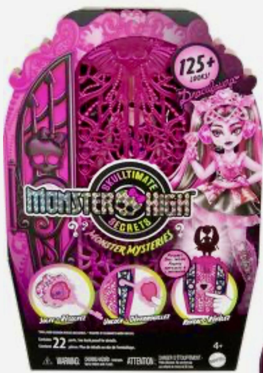 Monster High Skulltimate Secrets 4 Draculaura Monster Mysteries NEW!