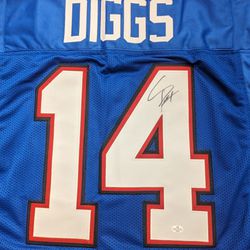 Stefon Diggs Buffalo Bills Autographed Jersey With Coa 