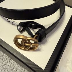 Black Gucci Belt