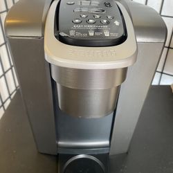 Keurig K-Elite Single Serve Coffee Maker  Brushed Slate
