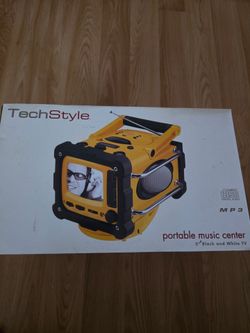 Portable tv, radio, and cd player
