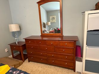 Cherry wood bedroom set