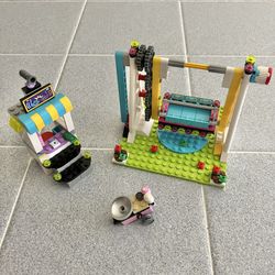 Partial LEGO Friends 41133 Amusement Park Bumper Cars