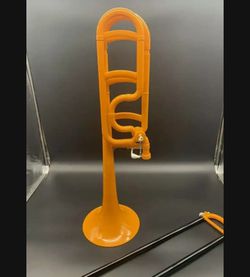 Cool wind F-Attachment plastic trombone.  ........ CHECK OUT MY PAGE FOR MORE ITEMS Thumbnail