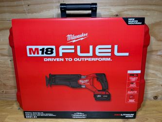 Milwaukee M18 FUEL SAWZALL Reciprocating Saw Kit 2821-21