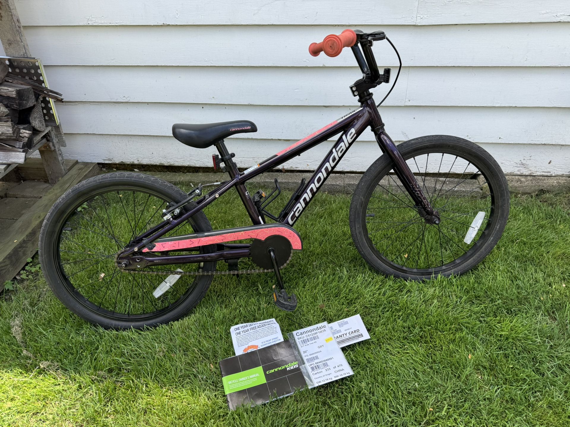 Cannondale Kids Girls Trail 20 inch Single-Speed Kids bike 5 to 8 years old *** Excellent Condition ***