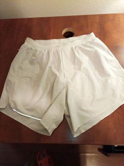 Lululemon shorts, white, small