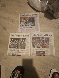 Dodgers World Series  L.a Times